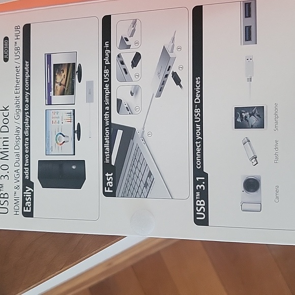 Universal USB Docking Station 3.0 Mini Dock From J5Create - Picture 4 of 7